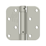 4" x 4" x 5/8" Spring Hinge Benchmark, UL Listed