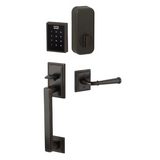 Emtek EMPowered Motorized Touchscreen Keypad Entry Set with Hamden Grip