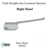 Blemished - 9-1/2 inch, Truth New Style Ellipse Single Arm Operator, RH - White