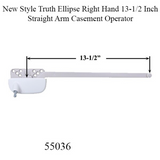 13-1/2 Inch Straight Arm Casement Operator - Choose Color, New Style Truth Ellipse - Right Hand