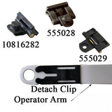 Black Plastic Detach Clip for Truth Hardware