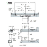 Truth 51.00.xx Maxim Awning Window Operator, Sill Mount - Chestnut Bronze