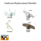 Andersen T-Handle 3/8 spline Casement / Awning windows - 2 colors