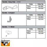 Andersen T-Handle 3/8 spline Casement / Awning windows - 2 colors