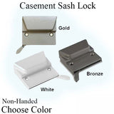 Non-Handed Casement Sash Lock - Choose color