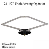 Truth Awning Operator, 21-1/2 inch Single Hook Roto Gear Operator Choose Color