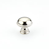 Schaub Atherton Knob, Plain Knurled Edges - 1-1/4"