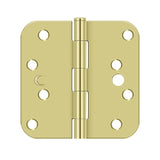 4" x 4" x 5/8" Radius Hinge, Security