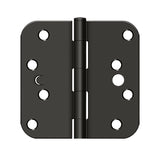 4" x 4" x 5/8" Radius Hinge, Security