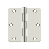 3-1/2" x 3-1/2" x 1/4" Radius Hinge, Residential Thickness