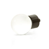 Schaub City Lights - Glass knobs with Brass Base