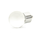 Schaub City Lights - Glass knobs with Brass Base