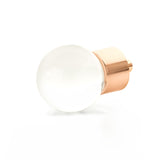 Schaub City Lights - Glass knobs with Brass Base