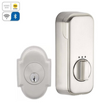 Emtek EMP8466 #8 Deadbolt - Brass - Single Cylinder - EMPowered Upgrade