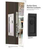 Emtek Modern 2115 Rectangular Pocket Door Mortise Locks (2-7/8" x 7-1/4") - Privacy