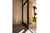 Emtek 86192 Modern Steel Round Long Door Pull With 36" Door Pull With Square Shape