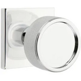 Emtek 5210 Select Brass Knob With Conical Stem And Square Rosette Privacy Set