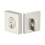 Emtek 8469 Square Deadbolt - Modern Brass - Single Cylinder