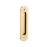 Emtek 2212 Narrow Oval Brass Flush Pulls (2" x 7-1/4")