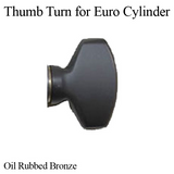 THUMB TURN, EURO CYLINDER, EMTEK - CHOOSE COLOR