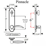 TRILENNIUM PINNACLE DUMMY FIXED LEVERS 1-3/4 DOOR