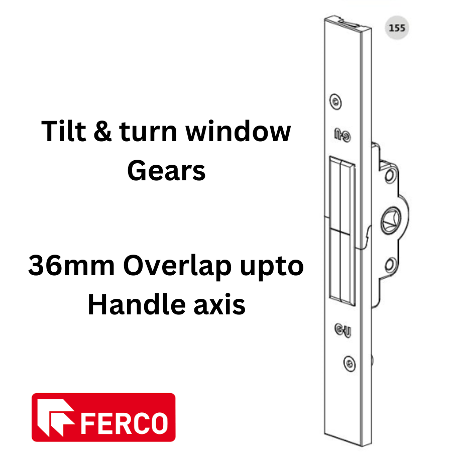 locked gear G-U Insertable Gear, 36mm Overlap upto Handle axis – Golden Locks Inc