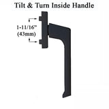 Tilt &amp; Turn Dirigent-F Inside Handle, No Spindle - Choose Color