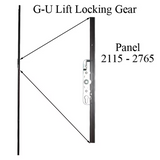 GEAR, LIFT LOCKING, PANEL 2115 - 2765
