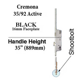 Cremona 35/92 Active Shootbolt, 3 Point lock - Silver Ferguard