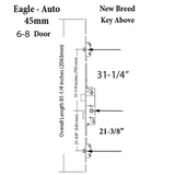 G-U EAGLE NEW BREED MULTIPOINT LOCK KIT WITH LATCHBOLTS 6-8 DOOR