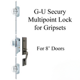 SECURY AUTOMATIC MULTIPOINT LOCK FOR 8' ENTRY DOORS FOR USE WITH GRIPSET HANDLESET