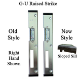 RAISED LATCH & DEADBOLT STRIKE PLATE - RIGHT HAND