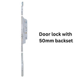 G-U / Ferco Secury S-Bolt Active Door Lock for Lever Handle - 50mm backset