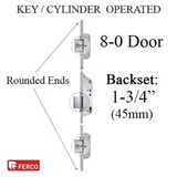 SECURY AUTOMATIC EUROPEAN PROFILE CYLINDER LOCKS, KEY OPERATED, 45/92 GEAR DRIVEN