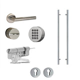 SECURY AUTOMATIC MULTIPOINT LOCK, KEY OPERATED, 35/92 GEAR DRIVEN For 8" Doors