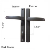 ALLEGRO LEVER, INACTIVE TRIM HARDWARE, PASSIVE DOOR - 4146 - DARK BRONZE