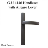 ALLEGRO LEVER, INACTIVE TRIM HARDWARE, PASSIVE DOOR - 4146 - DARK BRONZE