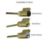 G-U / FERCO 1 INCH CYLINDER, SCHLAGE KEYWAY - KEYED ALIKE - BRASS