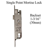 G-U MONOLOCK 30/92 EURO SINGLE POINT MORTISE LOCK (SPL) - STAINLESS STEEL