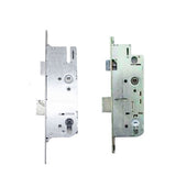 G-U MONOLOCK 45/92 SINGLE DOOR LOCK, KEY BELOW LEVER - STAINLESS STEEL