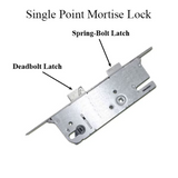 G-U Monolock 50/92 Single Door Lock, Key Below - Stainless Steel