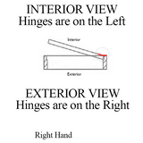 Ferco Three Way Adjustable Hinges, (Box Of 3 Hinges) - 6-C8072-Az