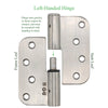Ferco Three Way Adjustable Hinges, (Box Of 3 Hinges) - 6-C8072-Az