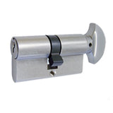 FERCO 31/31 PZ-CYLINDER W/ KEY AND THUMBTURN - SATIN NICKEL