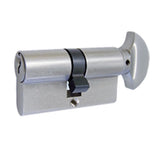 FERCO 40/40 PZ, 360 DEGREE CYLINDER. KEY AND THUMBTURN - SATIN NICKEL