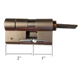 PROFILE CYLINDER FOR SMART LOCK - 2-3/4"-3" THICK DOORS