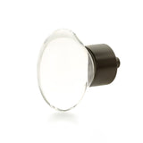 Schaub City Lights - Glass knobs with Brass Base