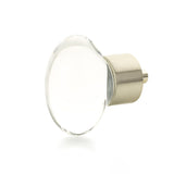 Schaub City Lights - Glass knobs with Brass Base