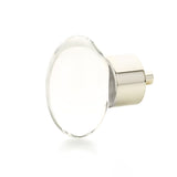 Schaub City Lights - Glass knobs with Brass Base