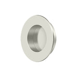 Flush Pull, Round, HD, 1-7/8", Solid Brass